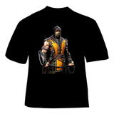 Polera Mortal Kombat - Ver 03 - Scorpion