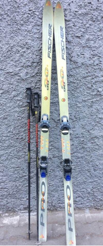 Skis Fischer Y Bastones