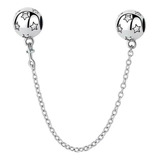 Dije Charm Cadena Circonitas Brillante Plata 925