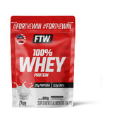 Whey Protein 100% Concentrado Refil 900g Ftw Sabor Leite