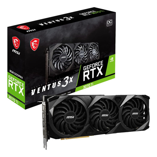 Geforce Rtx 3070 Ti Ventus 3x 8g Oc Gaming Graphics Card - 8