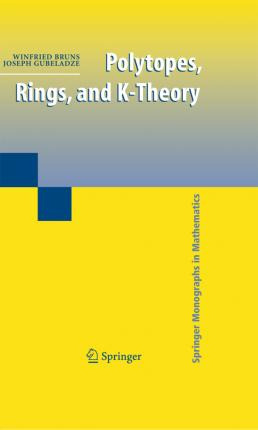 Libro Polytopes, Rings, And K-theory - Winfried Bruns
