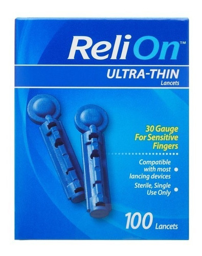 Relion Ultra-thin Lancets, 100 Pz