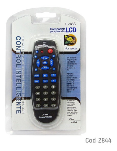 Control Remoto Mini Universal Tv Leds Modelo F-188 