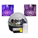 Bola Led Luz Audioritmica Efectos Media Esfera Parlante Usb