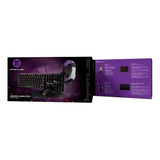 Primus Gaming Kit Teclado + Audifonos + Mouse + Mousepad Color Del Mouse Negro Color Del Teclado Negro