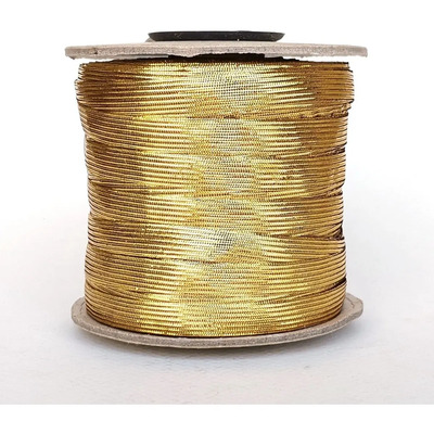 Cinta Metal Galón #1065 15mm 100 Metros Metálica Dorada Dorado