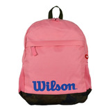 Mochila Urbana Deportes Porta Notebook Wilson Color Rosa Claro