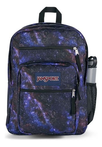 Mochila Jansport Big Student Estampado Color Night Sky Diseño De La Tela Liso