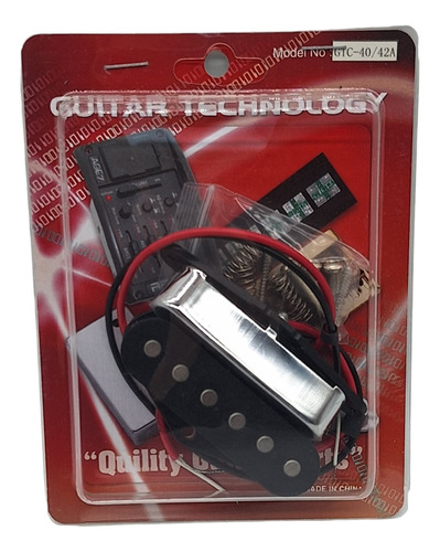 Guitar Tech Micrófono Guitarra Tele Gtc40/42 Alnico (juego)