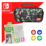 Case Capa Nintendo Switch Ipega Lite+ Pelicula Vidro + 4grip
