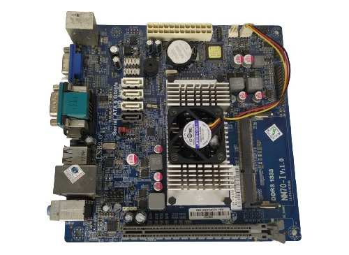 Placa Mãe + Cooler Ecs Nm70-i Processador Celeron 847 (2711)