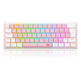 Teclado Mecanico Gamer Redragon Anivia Rgb K614pw-rgb-pt-blu