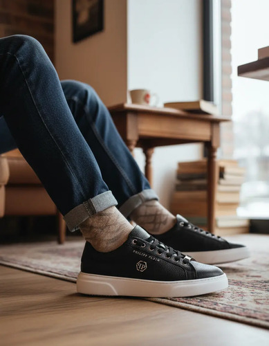 Tenis Philipp Plein Hexagon Casual Para Hombre Original