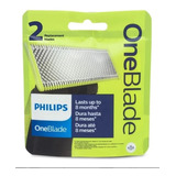 2 Lâminas Oneblade Qp210/50 Barbeado Philips Oneblade/pro