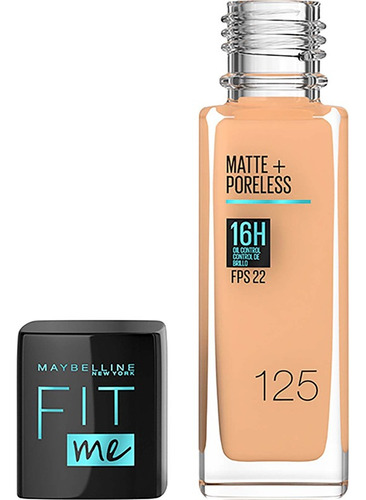 Base Líq Maybelline Fitme Matte+poreless 125 Nude Beige