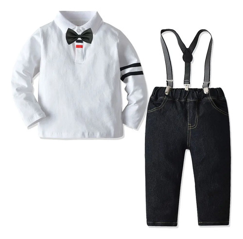 Traje Niño, Camisa Con Tirantes, Pantalones Vaqueros, [u]
