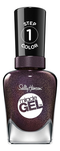 Esmalte De Uñas Sally Hansen Miracle Gel Color Midnight Mod 609