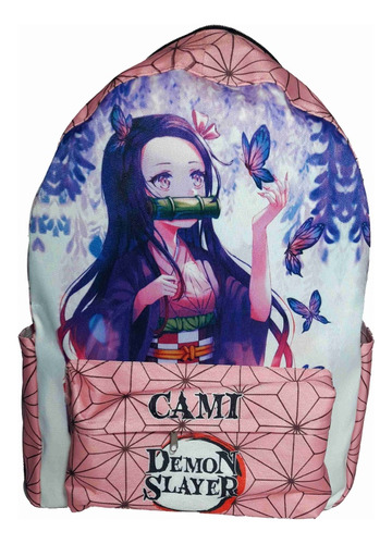 Mochila Nezuko Grande Demon Slayer Nesuko. Personalizada