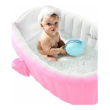 Tinas De Baño Para Bebe Inflable Bañera Plegable Portátil 