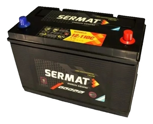 Bateria Sermat 12x110c  Compatible Perkins, Mercedes, Ford