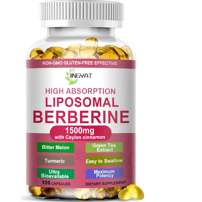 Suplemento En Cápsula Jingyat Berberina De Jingyat Liposomal Berberine 1500mg X 1500mg | Envío gratis