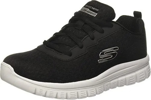 Tenis Skechers Dama Graceful 896028 Negro/blanco