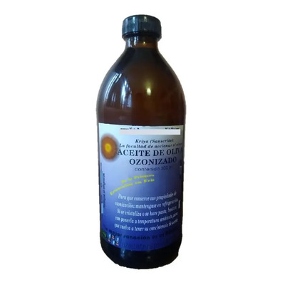600ip Aceite Ozonizado De Oliva Prensado Frio 500ml O3
