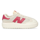 Tenis Casuales Blanco-rosa New Balance Unisex Ct302 Mujer