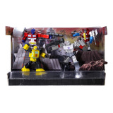 Jada Diorama Transformers Optimus Prime Bumblebee Megatron