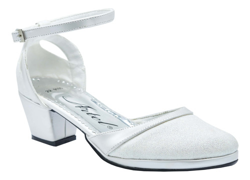 Zapatilla Niña Artel 9105 Blanco Fiesta Moda 18 Al 21.5