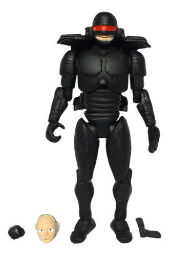 Figura Juguete Super Policia Robocop Negro