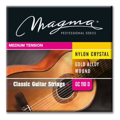 Encordado Guitarra Criolla Clasica Cuerdas Magma Gc110d Full