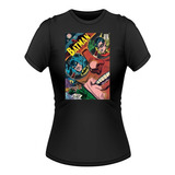 Polera Mujer Algodon Premium Batman Dc Comics Peliculas Art1