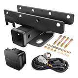 Nilight - Jk-61a 2  Inch Rear Bumper Tow Trailer Hitch Recei