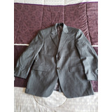 Saco Color Gris Rayado Para Caballero,  Marca Ralph Lauren 