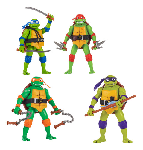 4pack Tortugas Ninja Mutant Mayhem ¡gritos Potentes! 