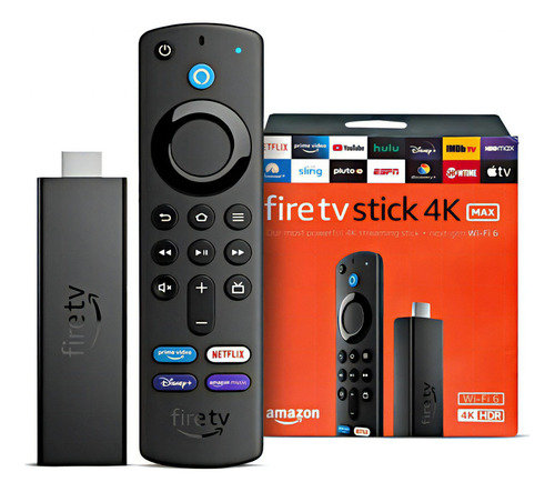 Firetv Stick 4k Max Com Atalho Alexa Filmes Tv Assistente Cor Preto Tipo De Controle Remoto Controle De Voz