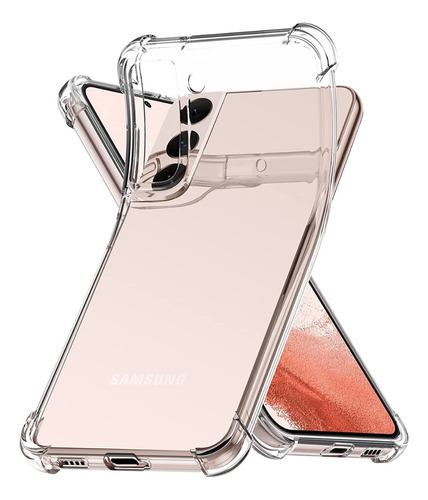 Funda Tpu Antigolpes Transparente Para Samsung  + Vidrio