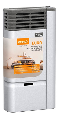 Calefactor Tiro Balanceado Emege Euro 2000 Calorias Multigas