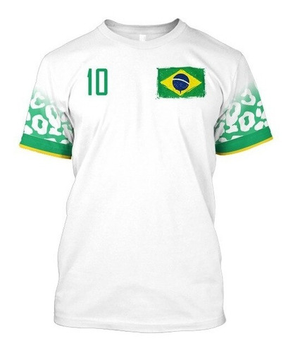Camiseta Camisa Brasil Copa 2022 Hexa Seleção Brasil Md3