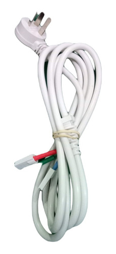 Cable Aliment. 10a 250v Original Secarropas Kohinoor Blanco