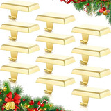 Pack De 12 Soportes Calcetines De Navidad Repisa De Chi...