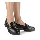 Sapato Mocassim Dakota Loafer Salto Tratorado G6052