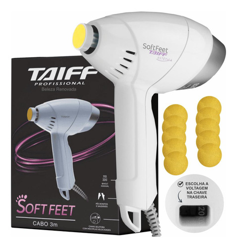 Pedicuro Profissional Eletrico Taiff Soft Feet