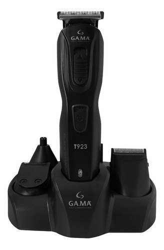 Cortador De Cabelo Aparador Barba Pelos 9 Em 1 Gama Titanium Cor Preto 110v/220v