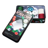 Kit Jogo Profissional Fichas Poker Texas Hold'em 101 Peças