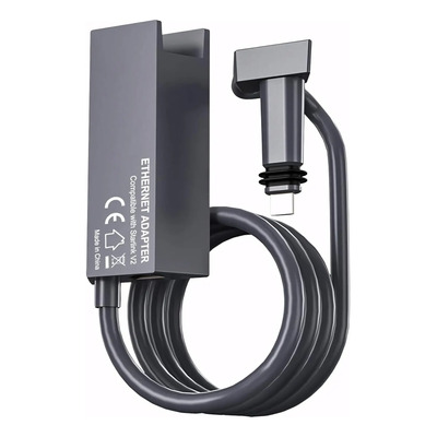Adaptador Ethernet Rj45 Para Antena Starlink Gen2 V2 Gris | Meses sin interés