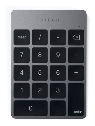 Teclado Numérico Slim Sem Fio Satechi, Transforme Seu Macbook Em Uma Estação De Trabalho Eficiente *cinza Espacial.