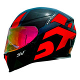 Capacete Axxis Eagle Sv Com Oculos Interno Viseira Solar